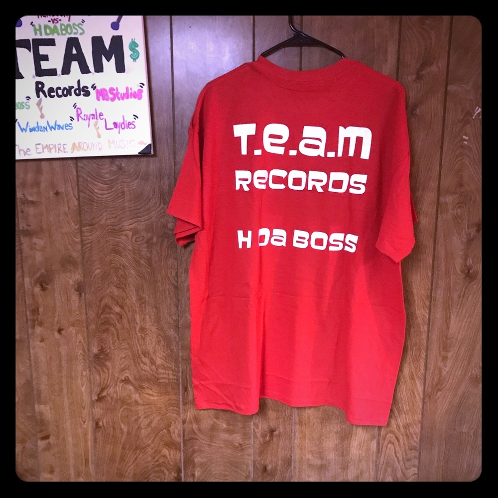 Team up records apperal tee shirts hoodies